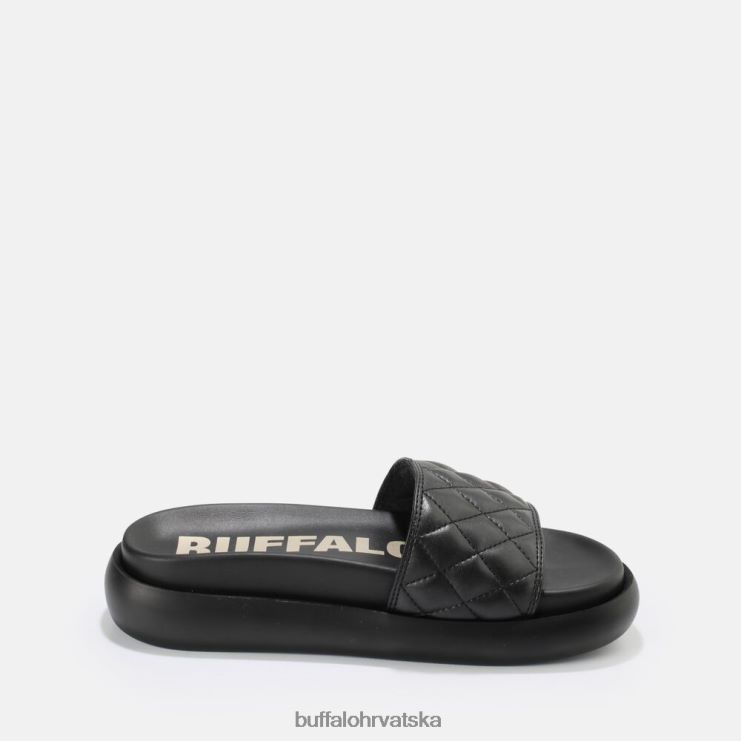 crno Buffalo rey poplun slide vegan |slajdova TDD6T831